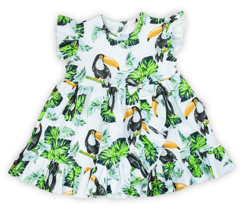 186168 Tukan Sukienka bawełniana Nicol