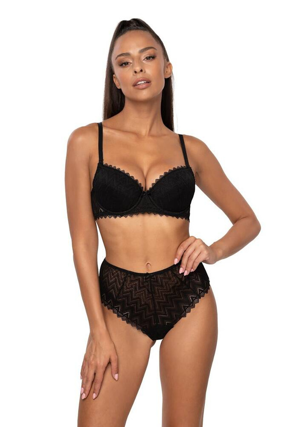 Biustonosz Push-up M-3802/11 Elif Mat - czarny