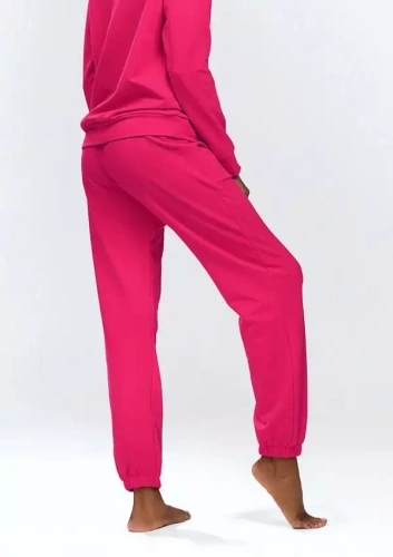 Spodnie dresowe Wenezja Dkaren malina