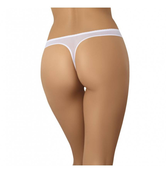 Stringi Damkie Koronkowe Ero Teyli - biały