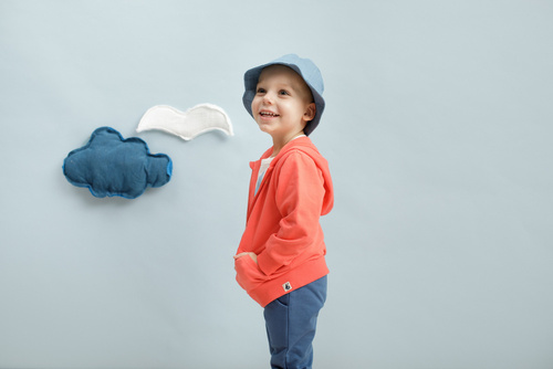 Bluza z kapturem Sailor Pinokio - czerwony