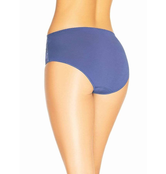 Figi z koronką Violetta Teyli - granatowy