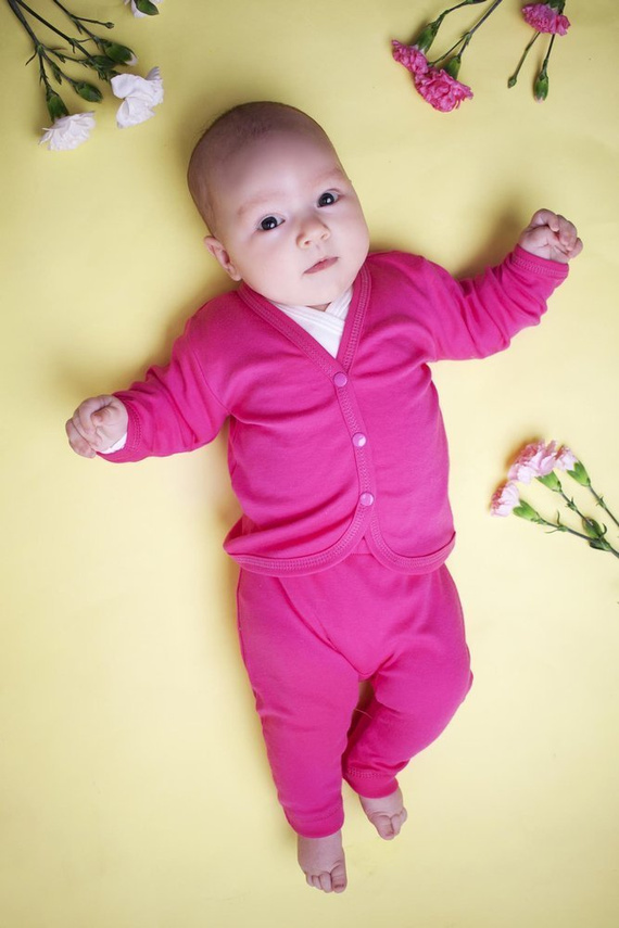 Legginsy dłuigie 2511 Jasmina Marija - fuksja