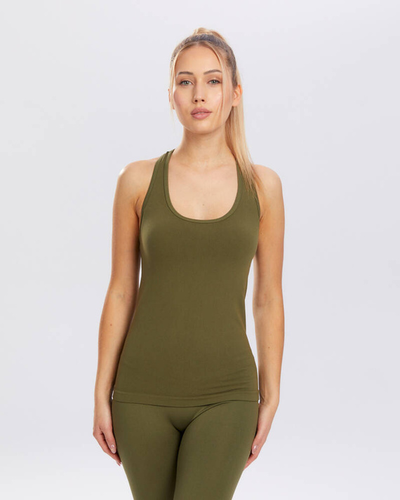 Koszulka bez rękawów Adapt Tank Top Spaio khaki 