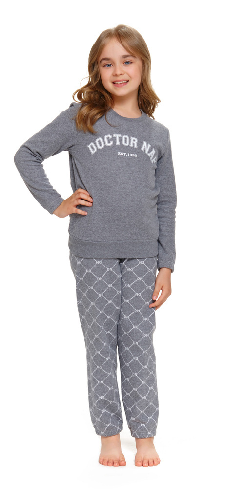 PDU.5243 Piżama dziecięca Unisex Doctor Nap - grey