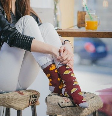 Bułka Z Masłem  Skarpety Męskie/Damskie  Spox Sox  multicolor