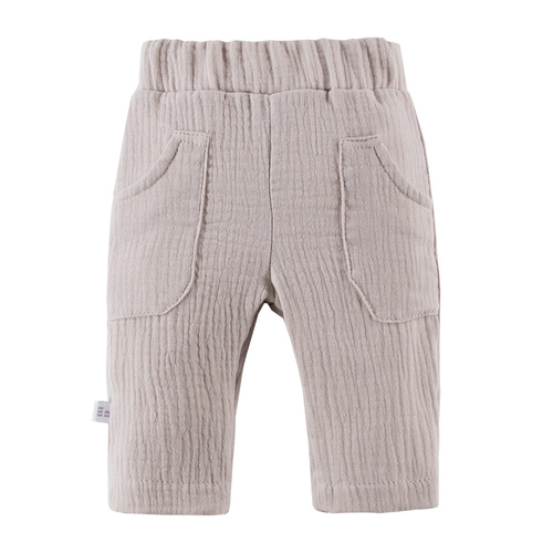 Spodnie niemowlęce muślinowe Pacific Eevi - beżowy