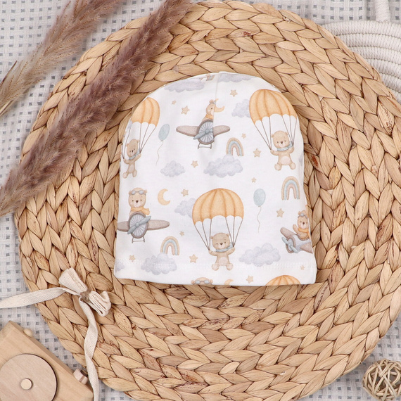 Nini Czapka Sky Journey – organiczna bawełna, czapeczka dla niemowląt