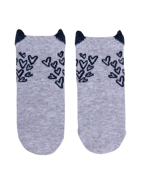 Skarpetki dziewczęce z silikonem SK-65 3D Girl YO! mix kolor