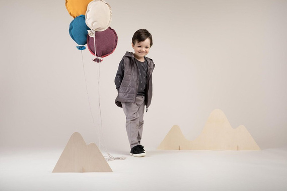 Kamizelka rozpinana dziecięca "Dreamer" Pinokio - szary