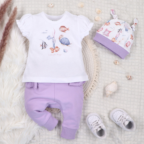 Nini T-shirt Underwater World – organiczna bawełna, koszulka niemowlęca