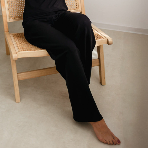 Spodnie Dresowe Eevi for Women – Luźny Fason, Komfort Ciążowy i Poporodowy, Bawełna + Modal