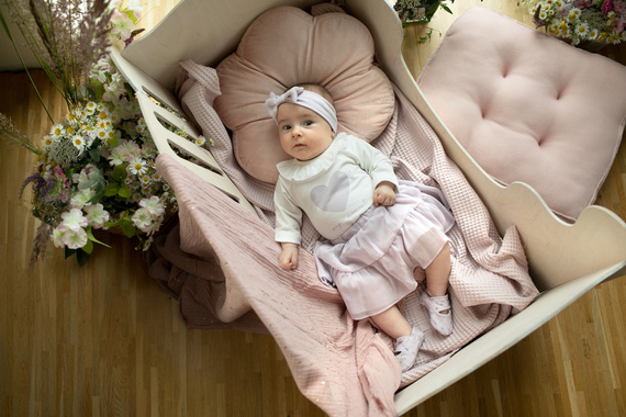 Opaska dziewczęca Charlotte Pinokio - fiolet