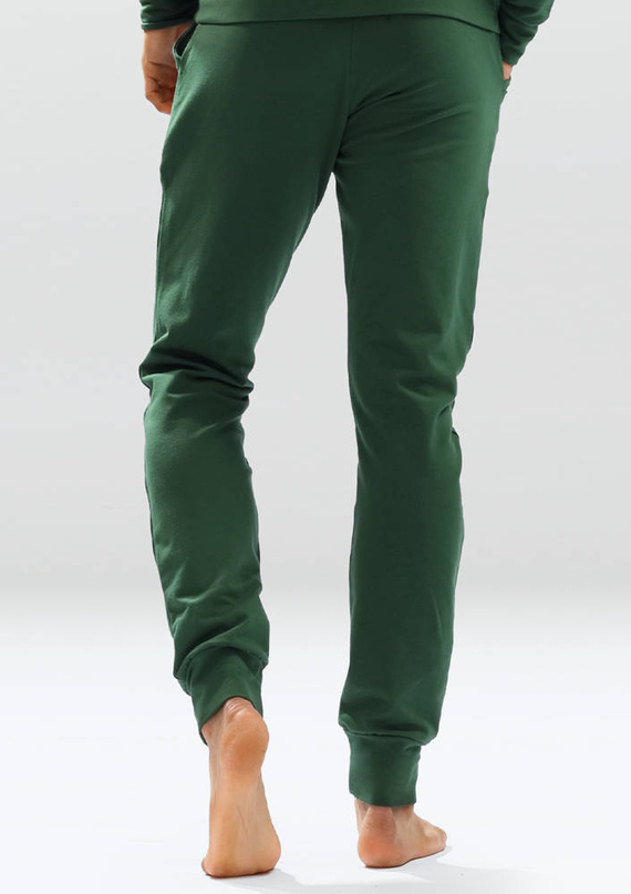 Justin Spodnie dresowe Dkaren zielony