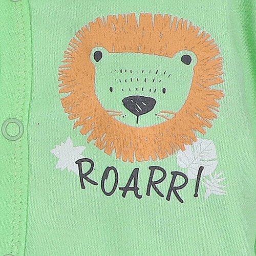 Bluza dwustronna z bawełny organicznej Lion Nini zielony