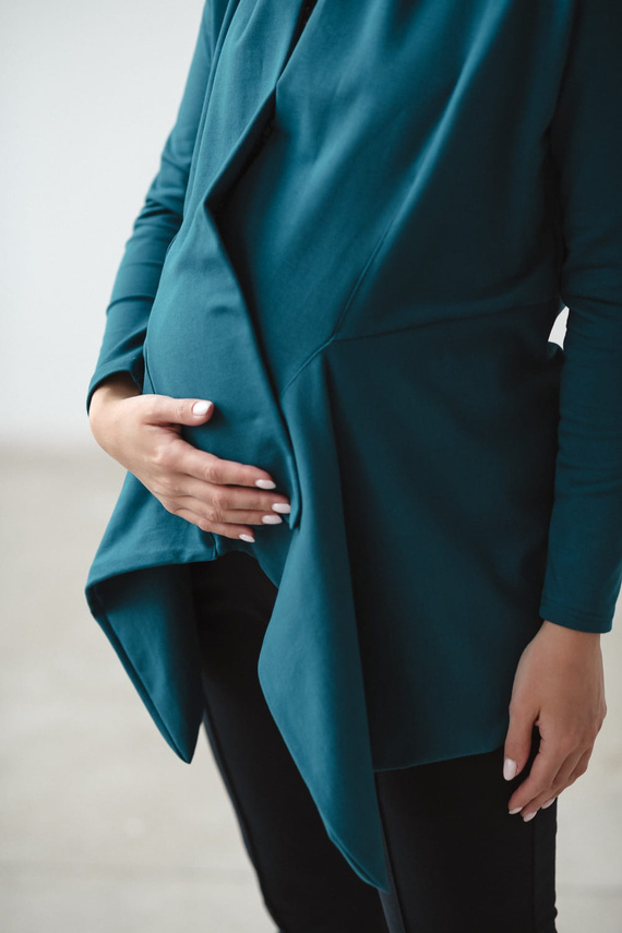 Kardigan ciążowy Mama Wrap Milk&Love morski