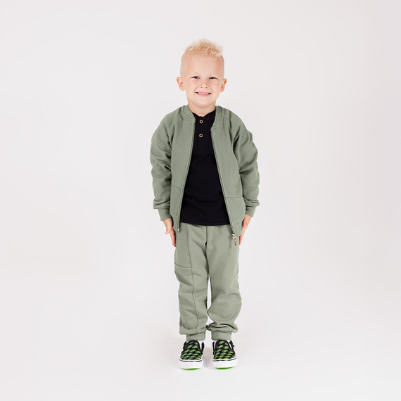 Nicol Yogi Bear Spodnie dresowe 218273 – khaki, bawełniane