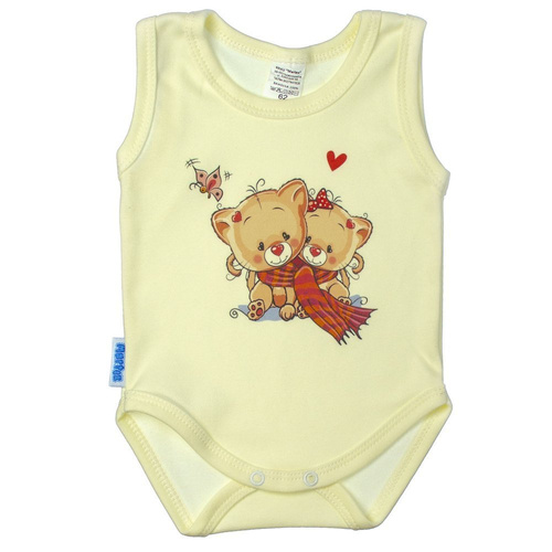 Body niemowlęce ramiączkach Marynarz Martex niebieski