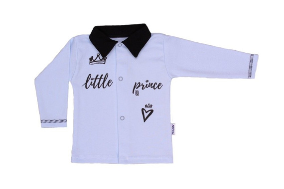 Kaftanik bawełniany "LITTLE PRINCE" Terjan biały