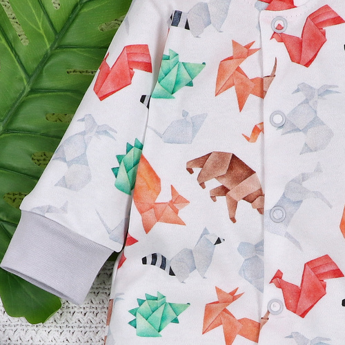 Pajacyk z bawełny organicznej Fun Origami Nini 