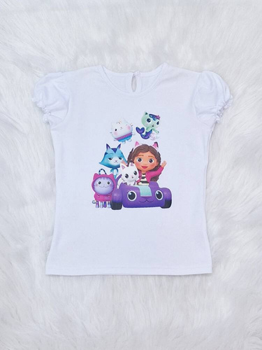 Koszulka dziecięca Przyjaciele krótki rękaw Bambarillo biały 