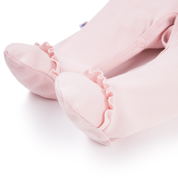 Zestaw Śpioch, Kaftan Roses Eevi- jasny róż