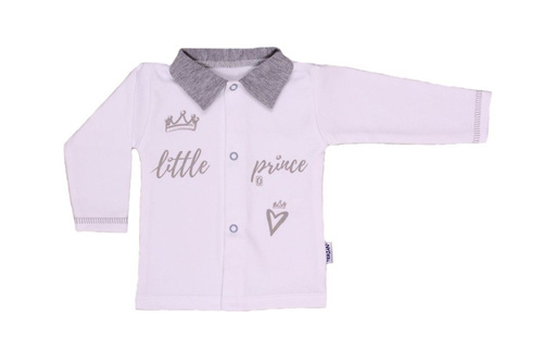 Kaftanik bawełniany "LITTLE PRINCE" Terjan szary