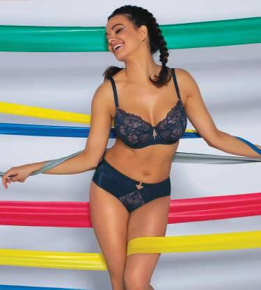 Biustonosz Usztywniany Full Cup 1939 Ava niebieski