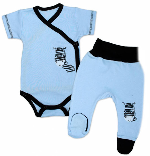 Zebra Komplet 2-częściowy Terjan - niebieski