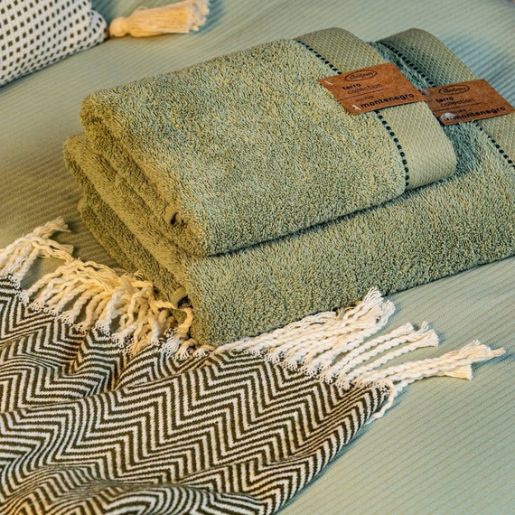 Ręcznik bawełniany Montenegro Eurofirany zielony