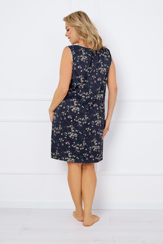 Koszula do karmienia, szerokie ramiączko Almi Italian Fashion - druk