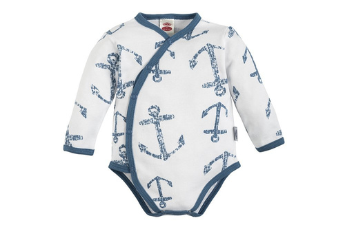 Body kopertowe z długim rękawem "BLUE SEA" Makoma paski