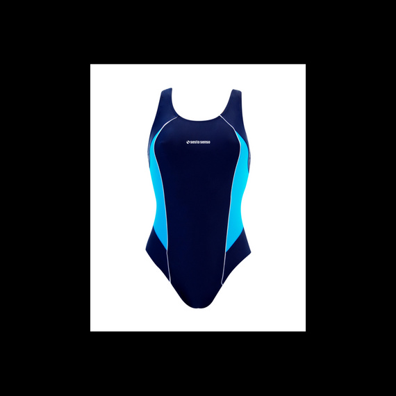 BW 714 Strój kąpielowy jednoczęściowy Sesto Senso granatowy