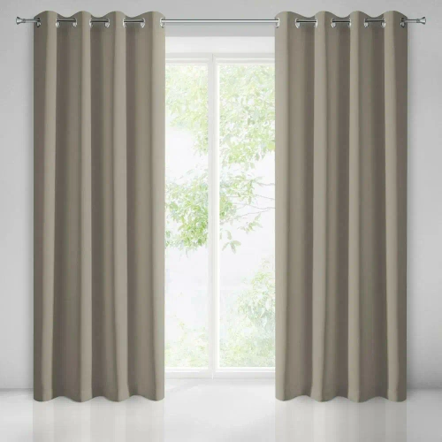 Parisa Zasłona gotowa na przelotkach Eurofirany capuccino