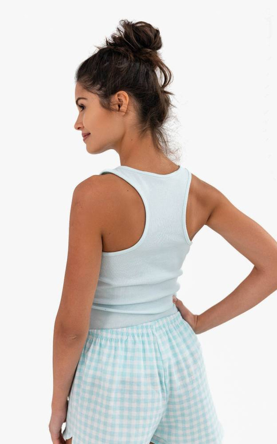 Sensis Bluzka piżamowa Priscilla - miętowy