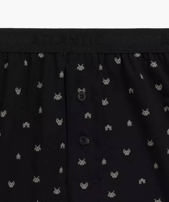 Bokserki męskie 2MBX-055 A'2 Atlantic czarny