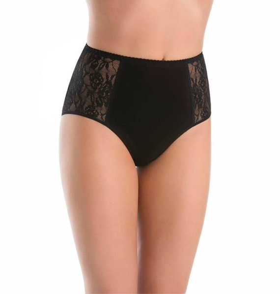 Wielopak figi z wysokim stanem Loren Teyli - czarny/biały/beżowy