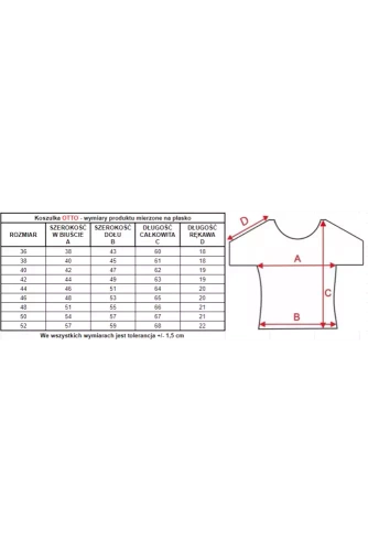 T-shirt damski 86556 Otto Mewa biały