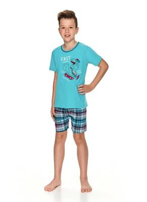 Piżama chłopięca 2746 , 2747 Ivan Taro -turkusowy