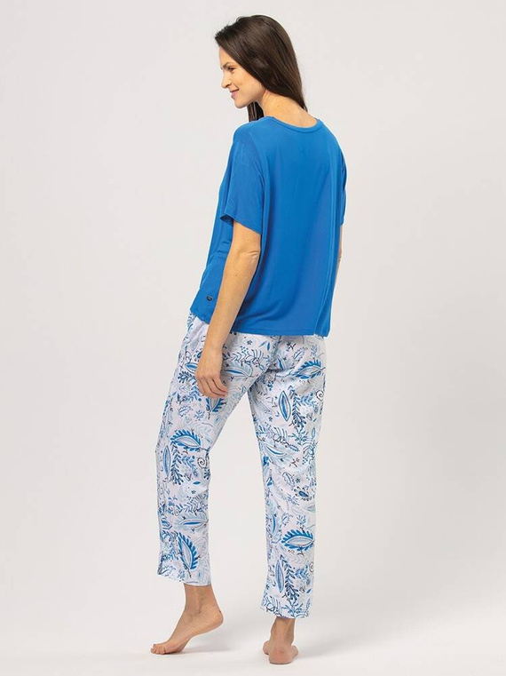 Piżama Damska LNS 773 Key niebieski