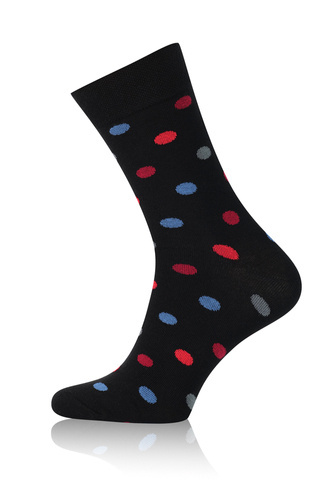 Skarpety M2 Italian Fashion - czarny/bordo/grafit