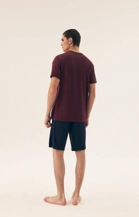 Piżama Męska 42633 Dive Henderson - bordo