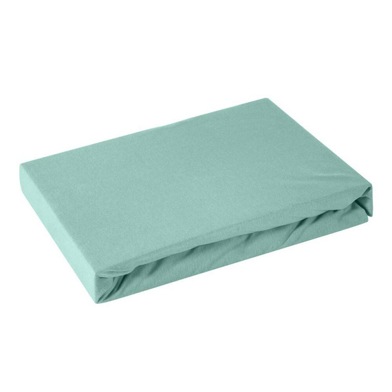 Prześcieradło jersey z gumką na wysoki materac Design91 mięta