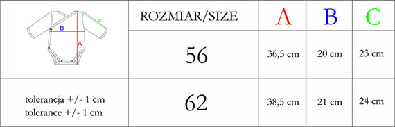 Body kopertowe z długim rękawem 208096 Lizy Nicol
