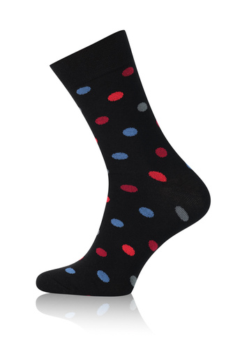 Skarpety M2 Italian Fashion - czarny/bordo/grafit