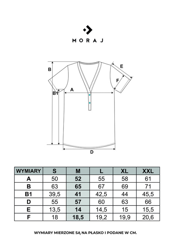 Bluzka damska BD2300-004 Moraj - turkuskowy