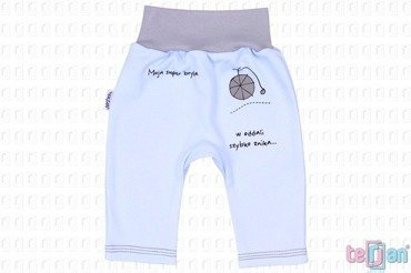 Spodenki bawełniane "BIKE" niebieski