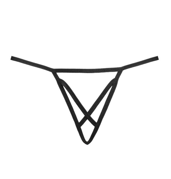 Stringi Damkie Mendi Teyli - czarny