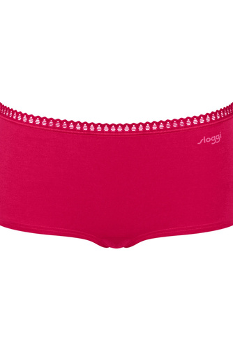 Szorty Damskie GO Crush Short C3P 3-pak Sloggi - czerwony różowy