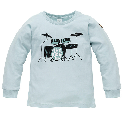 Bluzka z długim rękawem Lets Rock Pinokio - niebieski